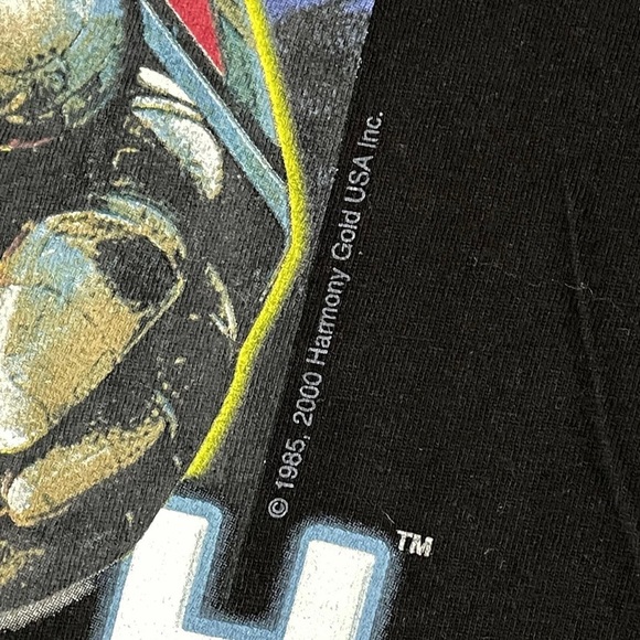 Odm Robotech Super Dimension Fortress Macross Vintage Anime Graphic T-Shirt L - Picture 5 of 6